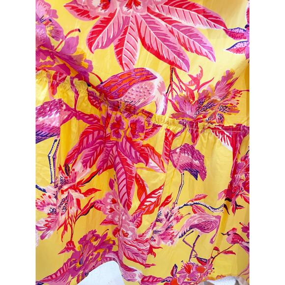 Banjanan Discovery Skirt in Flamingo Rhododendron Vibrant Yellow XS - Picture 9 of 9